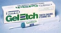 Gel-Etch Enamel Etching Gel, 35% Phosphoric Acid, Syringe Kit with 25 Tips, 12 g, Medium Viscosity, Green, 1/Pk
