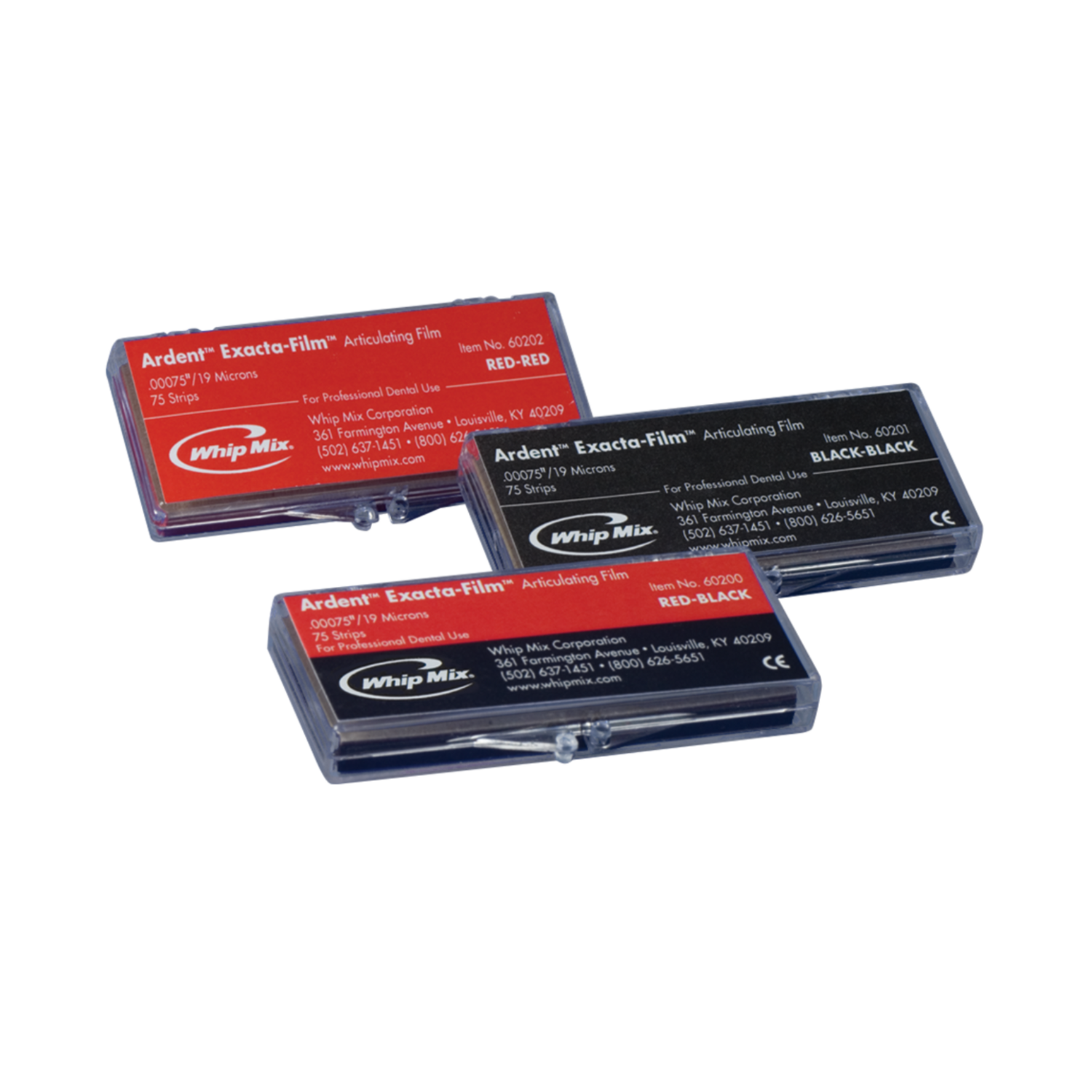 Ardent Exacta-Film 19 Microns 75/Strips Red/Red
