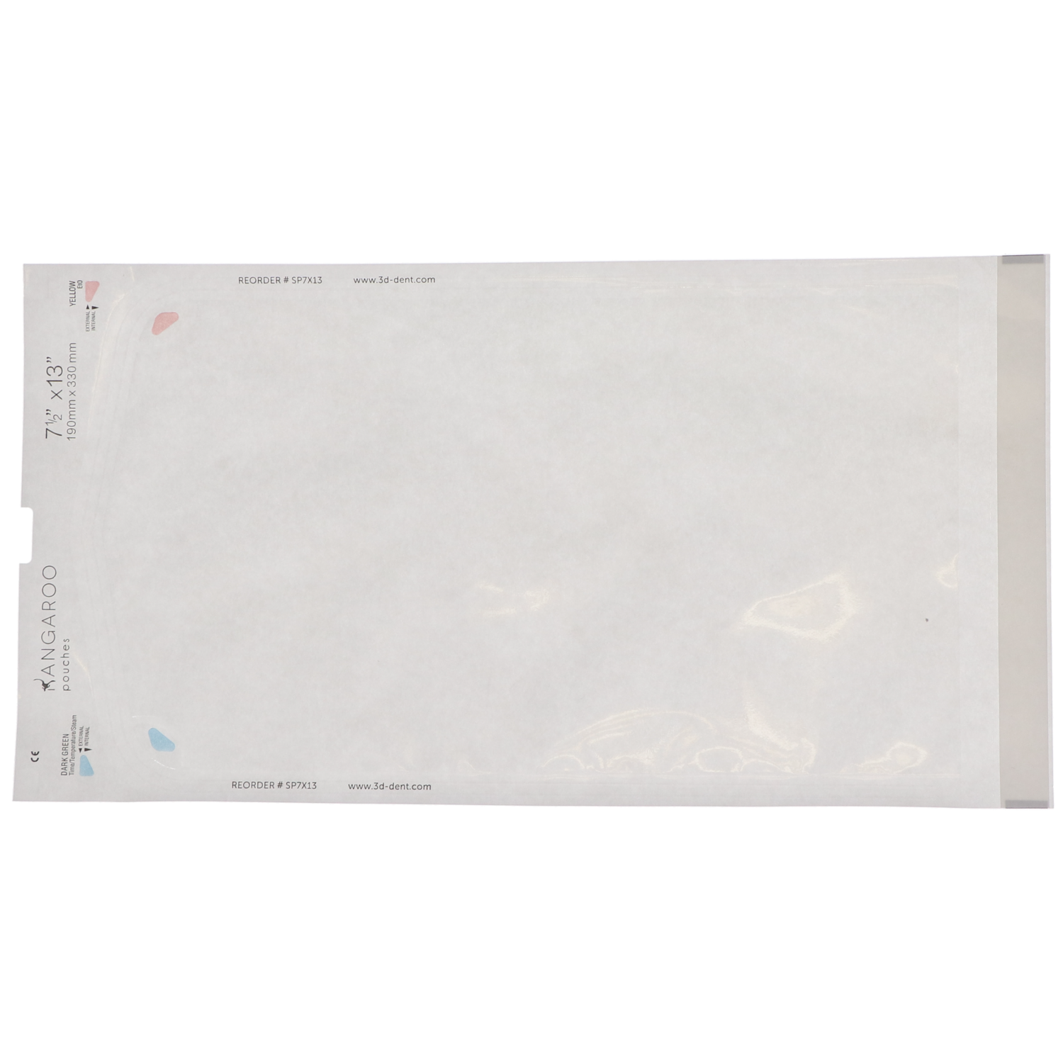 Duo-Check Self-Sealing Pouches, 3.5" x 5.25", 200/Pk, SCXS