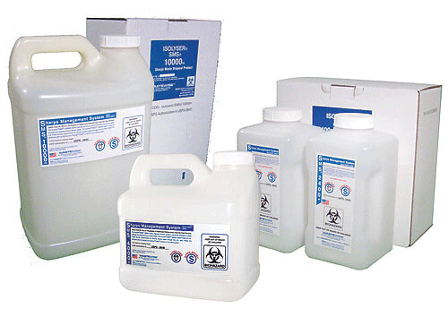 Isolyser Sharps Self- Disposal System, 5.8 Liter, 1/Pk, SMS4000