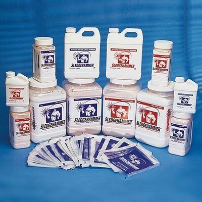 Sledgehammer Acrylic, Self-Cure, Powder/Liquid, 1 lb, Clear, 2/Pk