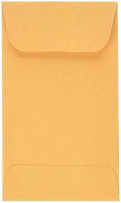 X-Ray Coin Envelopes, # 3, 500/Pk, XR3300