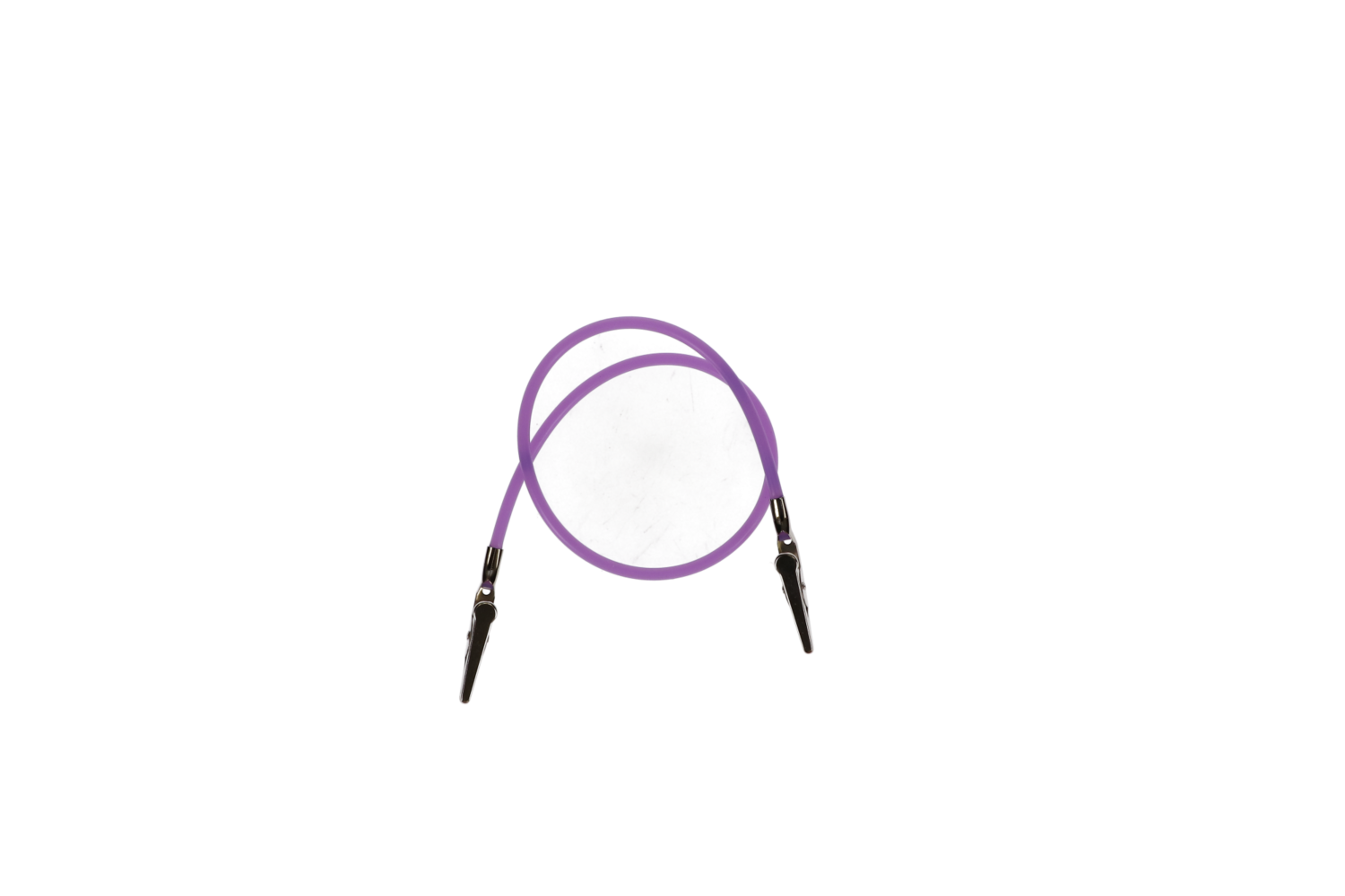 Plastic Non-Stretch Bib Clips, Purple, 3/Pk, BCNPU