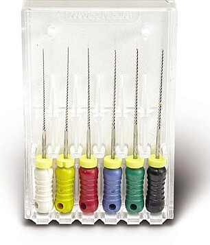 Hedstrom Files, Nickel-Titanium, 25 mm, # 35, Green, 6/Pk