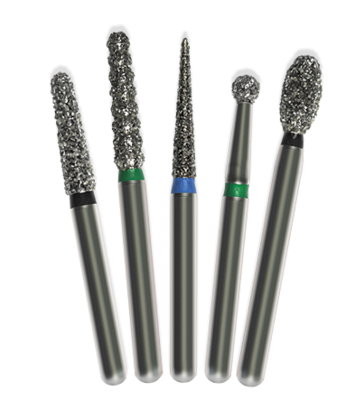 Midwest Once Sterile Carbide Burs, FG, Needle, 0.9 mm, # 7901, 10/Pk
