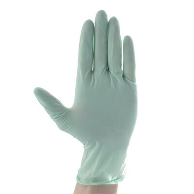 Alasta Aloe Nitrile Gloves, Powder-Free, Medium, 100/Box, AA100M