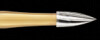 12-Blade Trimming & Finishing Carbide Burs, FG, Flame, # 7104, 5/Pk, 15091-5