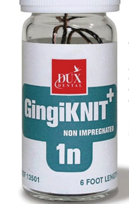 GingiKnit+ Retraction Cord, Non-Impregnated, # 0, Small, 0n, 1/Pk