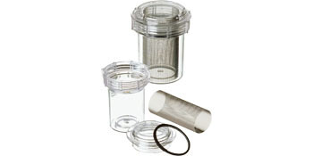 Evac-U-Trap Central Vacuum Pump Traps, 2 3/4" x 3 5/8", # 2200, 12/Pk
