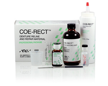 Coe-Rect Rigid Denture Liner Liquid Refill, 6 oz, 1/Pk