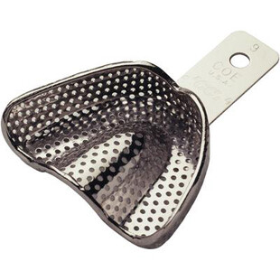 COE Nickel-plated Perforated Pedodontic Impression Trays, Upper # 9, Pedo/Ortho, 1/Pk