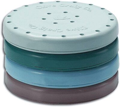Bur Block Magnetic 8 Hole Round Lt Mauve