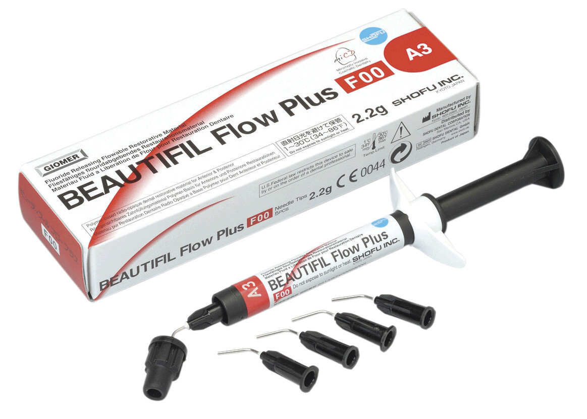 Beautifil Flow Plus Hybrid Composite, Light-Cure, Syringe Refill, F03, 2.2 g, A2O, 1/Pk, 2020