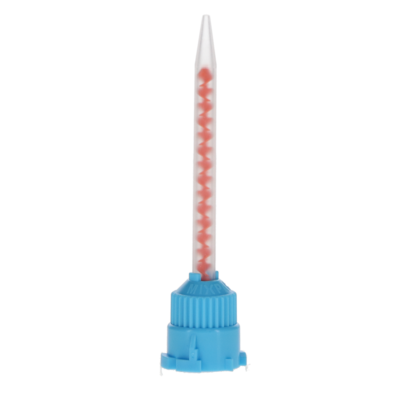 Defend Crown & Bridge Material, High Performance T-Mix Mixing Tips, 10:1/4:1, Blue/Orange, 25/Pk, VP8108T