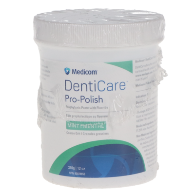 DentiCare Pro-Polish Prophylaxis Paste, 340 g Jar, Coarse, Mint, 10031-CMUN