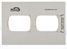 Klear-Vue Cardboard X-Ray Mounts, 2H-BT, Bitewing, 100/Pk