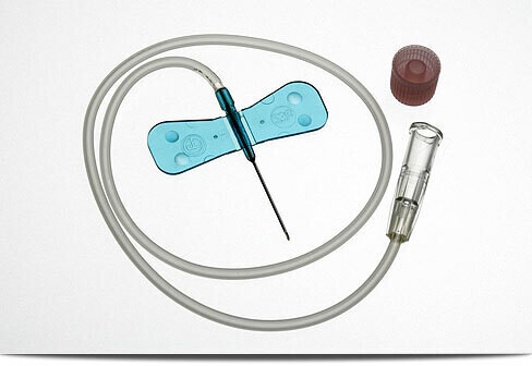 Surflo Winged Infusion Set 12" 24ga x 3/4in 50/bx, SV-24YEL