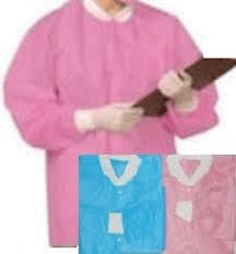 Lab Coats, Large, Ceil Blue, 10/Pk, DJ-CBL