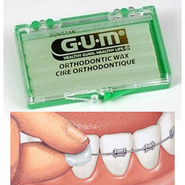 GUM Orthodontic Kit, Complete Braces Care Kit, Clear Case, 12/Box, 124KN