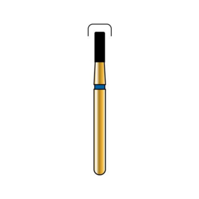 Alpen Multi-Use Diamond Burs, FG, Modified End Cylinder, # 835R, 1.4 mm, Coarse, Green, 5/Pk, R835RC014FG