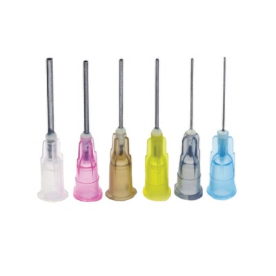 Appli-Vac Bendable Needle Tips, 19 Ga, 3/4", Brown, 100/Pk, 315119