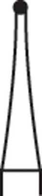Alpen Operative Surgical Carbide Burs, FG, Straight Fissure, # 1558, 1.2 mm, 10/Pk, R101558