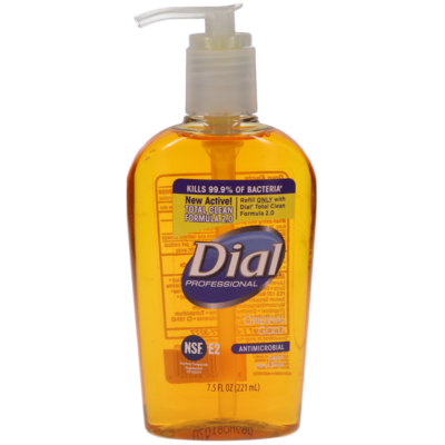 Dial Gold Antibacterial Liquid Hand Soap, with Pump, 7.5 oz, 1/Pk