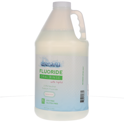 Dream Fluoride Oral Rinse, 2% Neutral Sodium Fluoride, 64 oz, Mint, 1/Pk, FOR-MNT