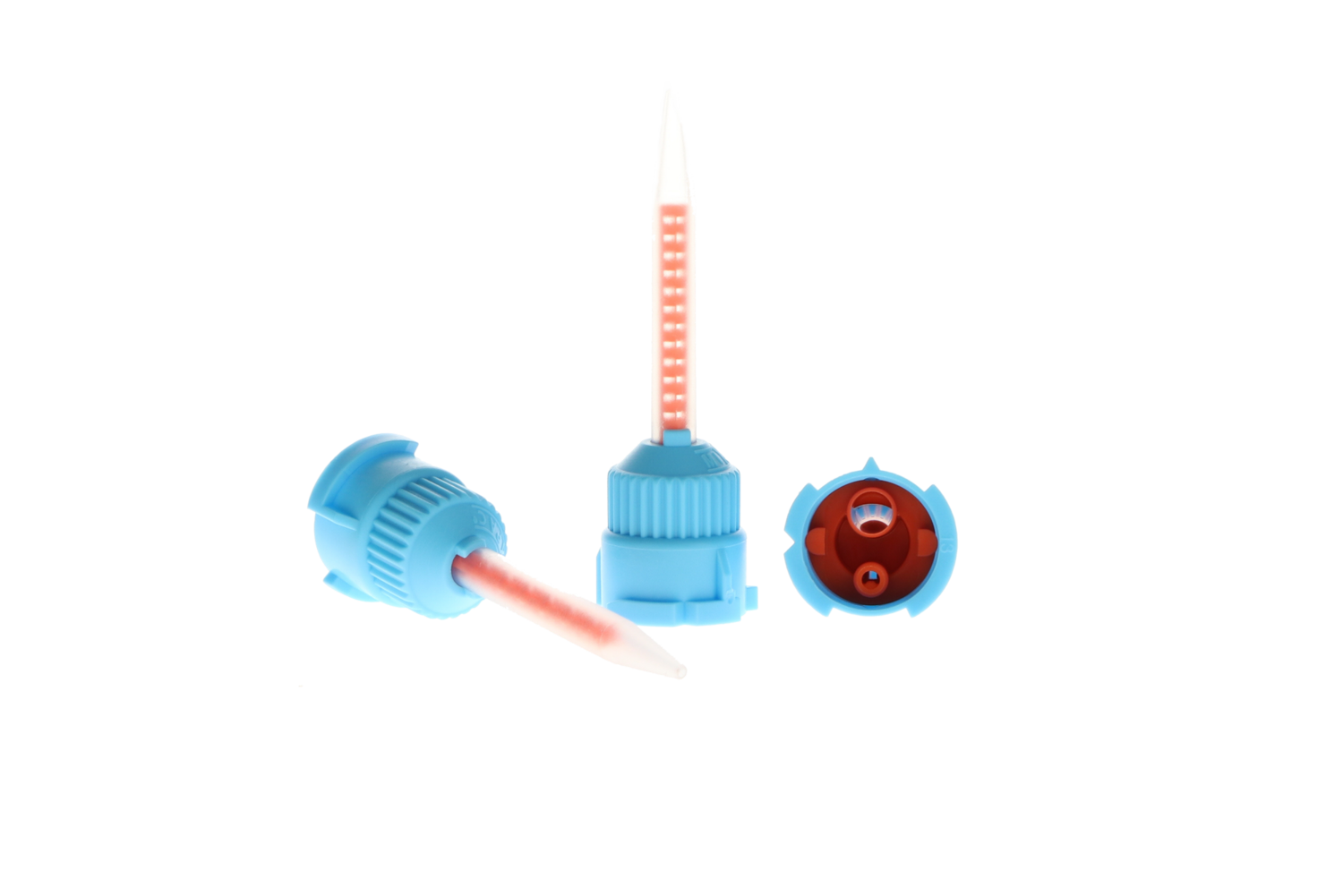 Temporary Crown & Bridge Material, T-Style Mixing Tips, Blue/Orange, 50/Pk, MTL-T