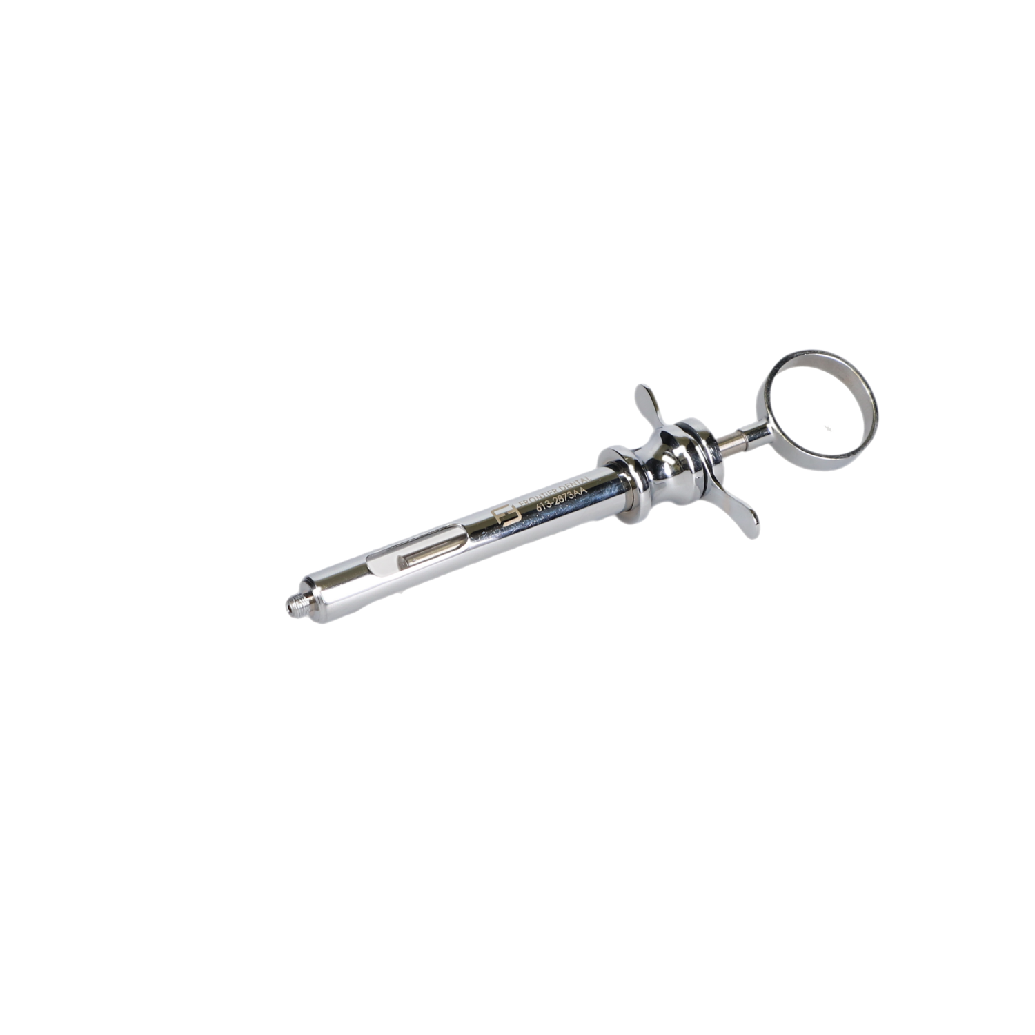 Self-Aspirating Anesthetic Syringe, with Saddle Grip, Cook-Waite Type, 1.8 cc, Metal, 1/Pk, JI-5074