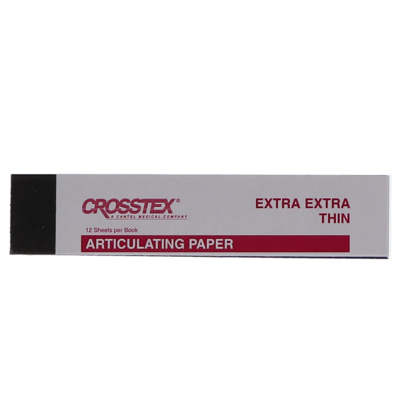 Articulating Paper Pre-Cut Strip, XX-Thin, 32 microns, Blue, 144/Box, TPXXT