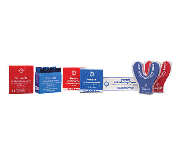 Articulating Paper Strip, Plastic Dispenser Refill, 200 microns, Red, 300/Pk, BK-1002, BK1002