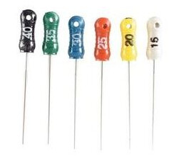 Finger Plugger with Plastic Handle, Stainless Steel, 25 mm, # 30, 6/Pk, EN-FP2530