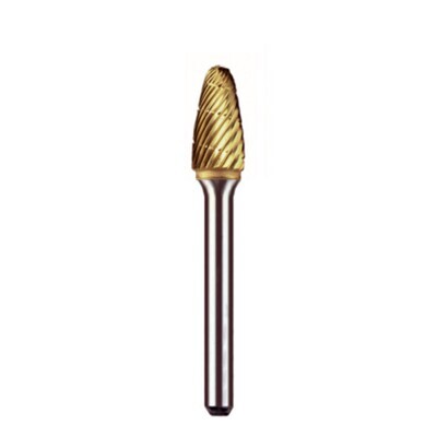 Goldies Carbide Burs, HP, Regular Cross Cut, # A-3/8, 3/32", 1/Pk
