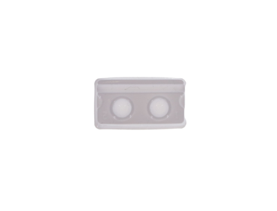 Disposable 2-Well Mixing Well, White, 200/Pk, DMW-2
