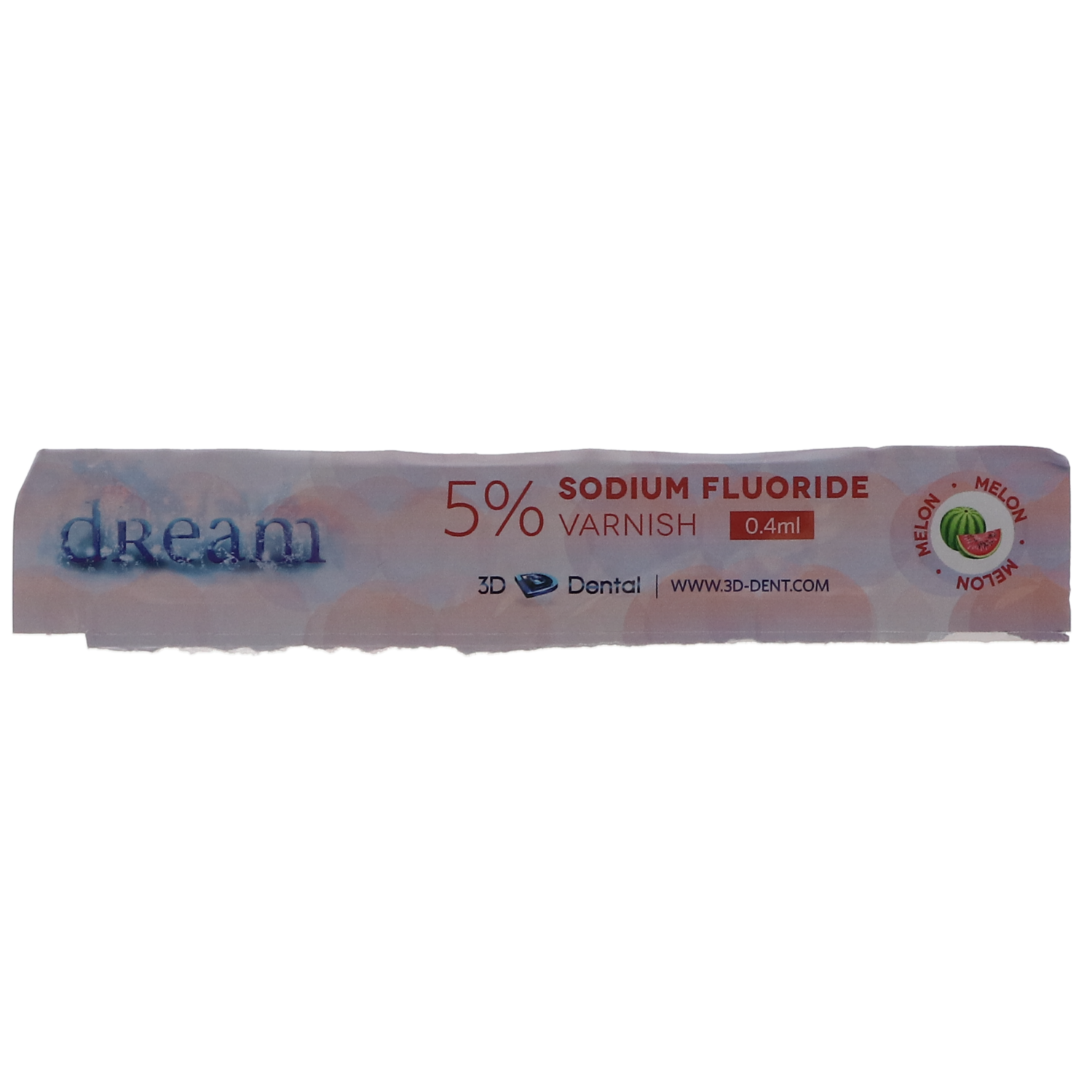 Dream Fluoride Varnish, 5% Fluoride, 0.40 ml, Melon, 50/Pk, PR456