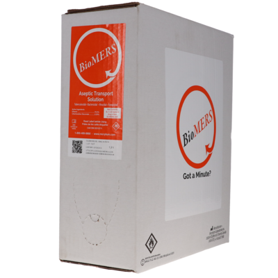 BioMERS Aseptic Transport Solution, 5 Litre Bag in Box, 02-MERS-005