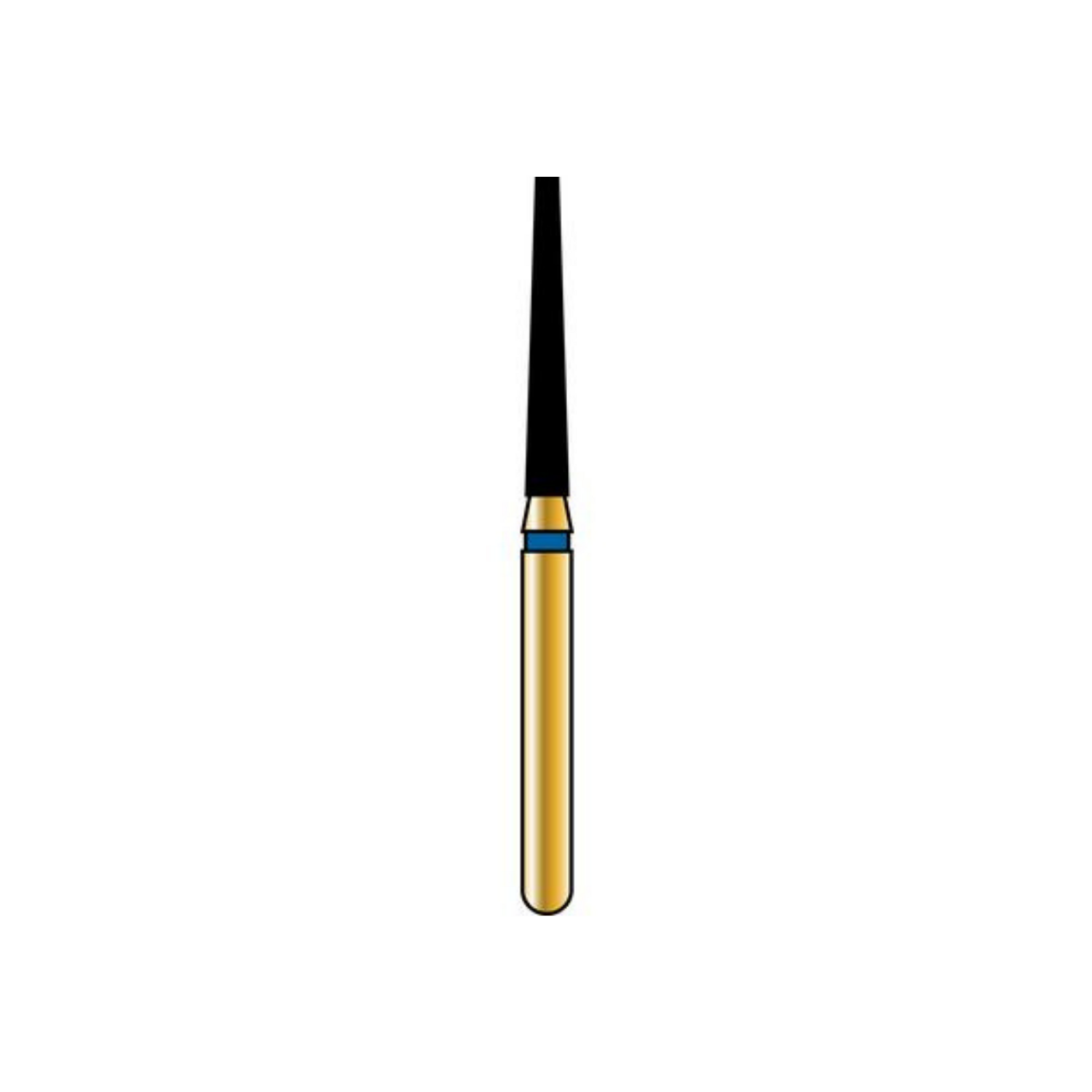 Alpen Multi-Use Diamond Burs, FG, Modified End Taper, # 845R, 2.5 mm, Coarse, Green, 5/Pk, R845RC025FG