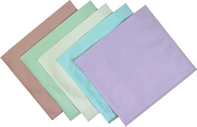 Choice Poly-Back Towels, 3-Ply Tissue, Waffle-Embossed, 13" x 18", Beige, 500/Pk, 917407