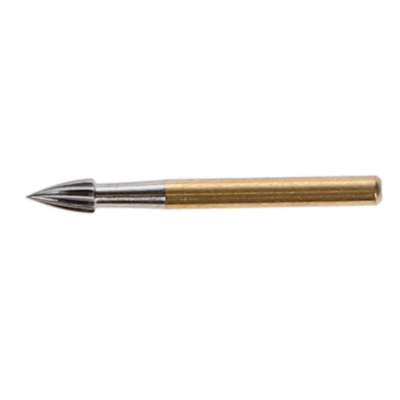 Trimming and Finishing Carbide Bur, FG, Flame, # 7106, 10/Pk, TF7106