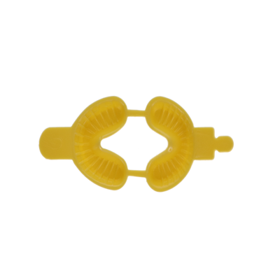 Fluoride Trays Foam Dual Arch, Small, Yellow, 100/Pk, 108112