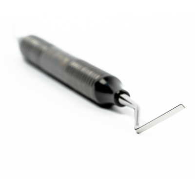 Retrax R-11 Flat Edge Serrated Black Handle, 26-111