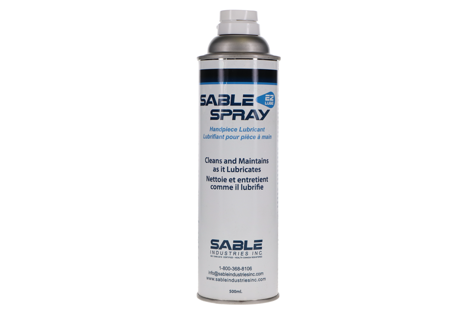 EZ Lube Handpiece Lubricant Aerosol Spray Can, 500 ml, 1/Pk, 2200103