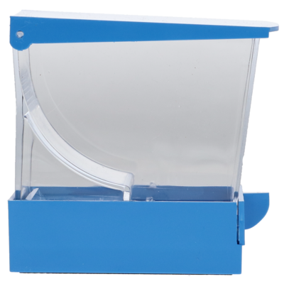 Deluxe Cotton Roll Dispenser, 4 3/16" x 2 1/16" x 4", Blue, 1/Pk, 28R800B