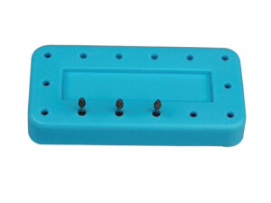 Bur Block Magnetic 14 Hole Mauve