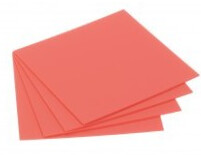 Base Plate Material, 0.060", Pink, 25/Box, LA255