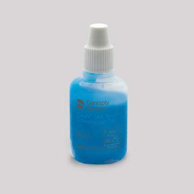 CAULK Tooth Conditioner Gel, 34% Phosphoric Acid, Bottle Kit, 6 ml, Blue, 2/Pk