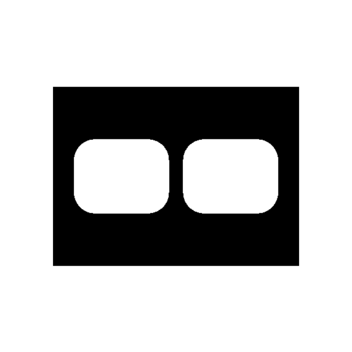 Notched Translucent Mounts 2W-H #3 Film 100/Pk, N2H3
