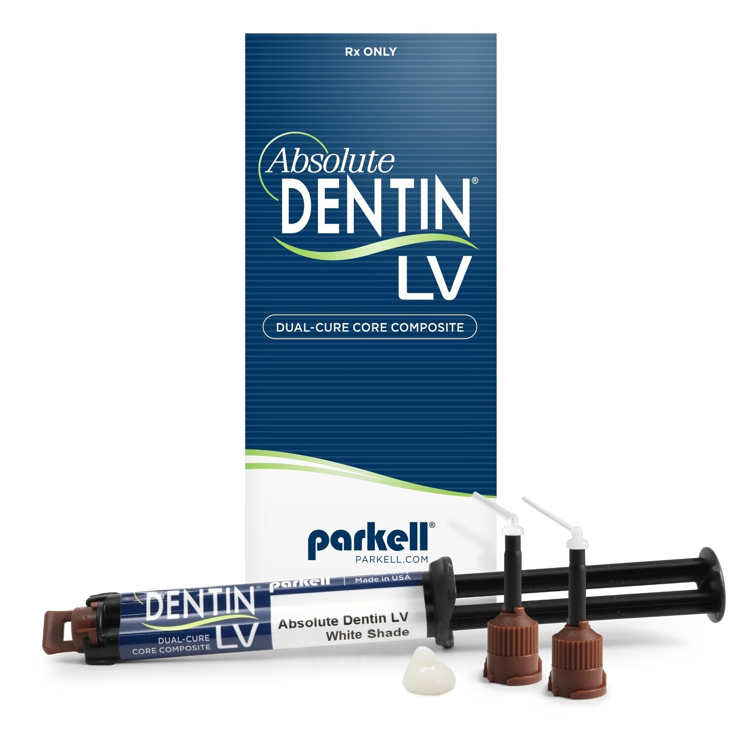 Absolute Dentin LV Composite Core Restorative, Automix Syringe Intro Kit, 5 ml, Super White, 1/Pk, S298