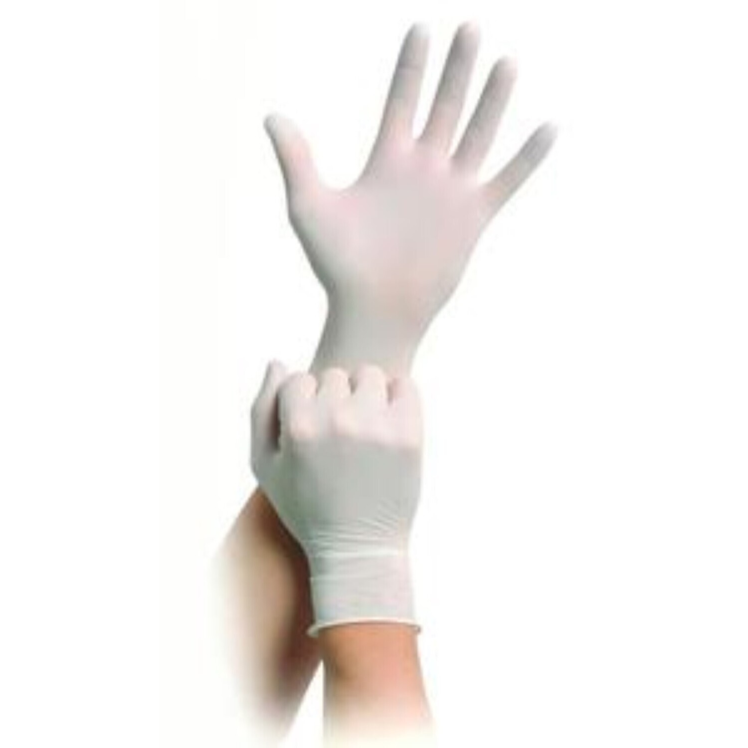 Vinyl Exam Gloves, Powder-Free, Large, 100/Box, SPF100L